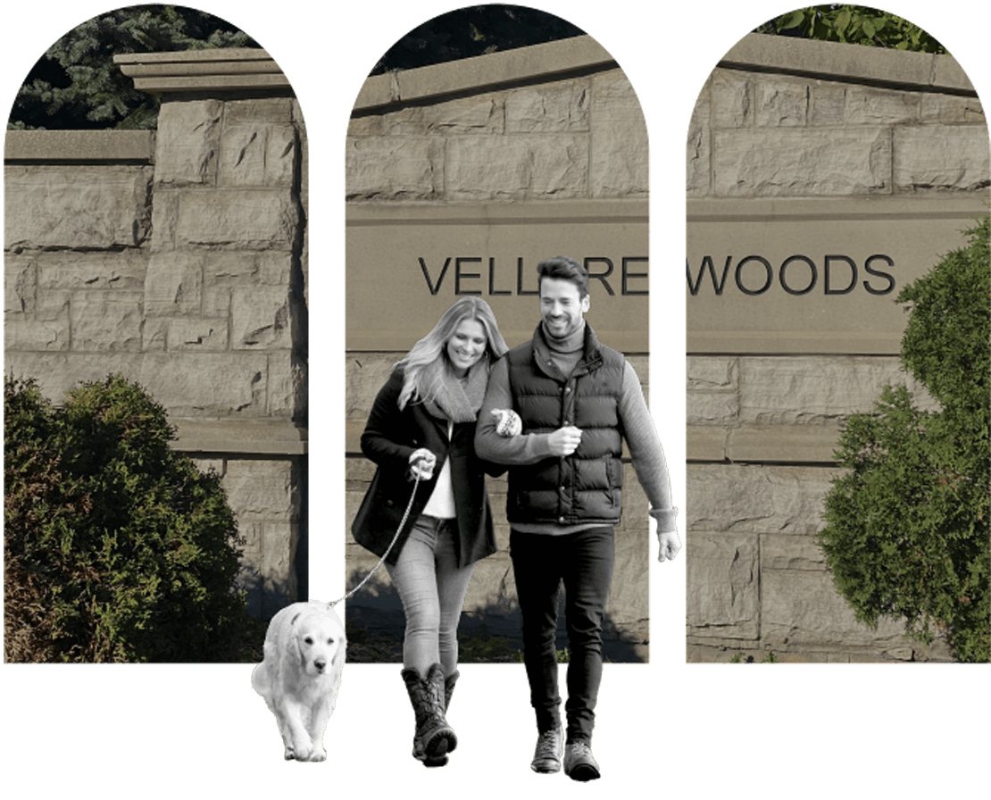 Vellore Woods Park and community trails in Vaughan