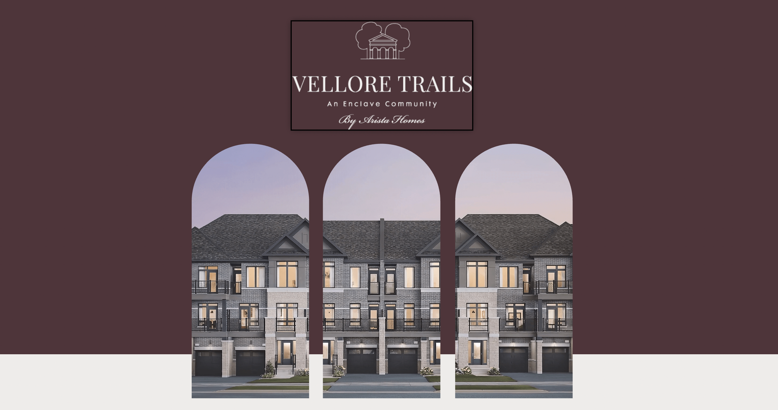 Vellore Trails, An Enclave Community by ARISTA Homes brand rendering