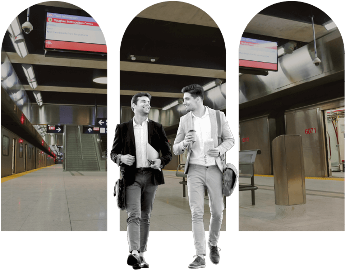 Transit access near Vellore Trails, Vaughan Metropolitan Centre subway